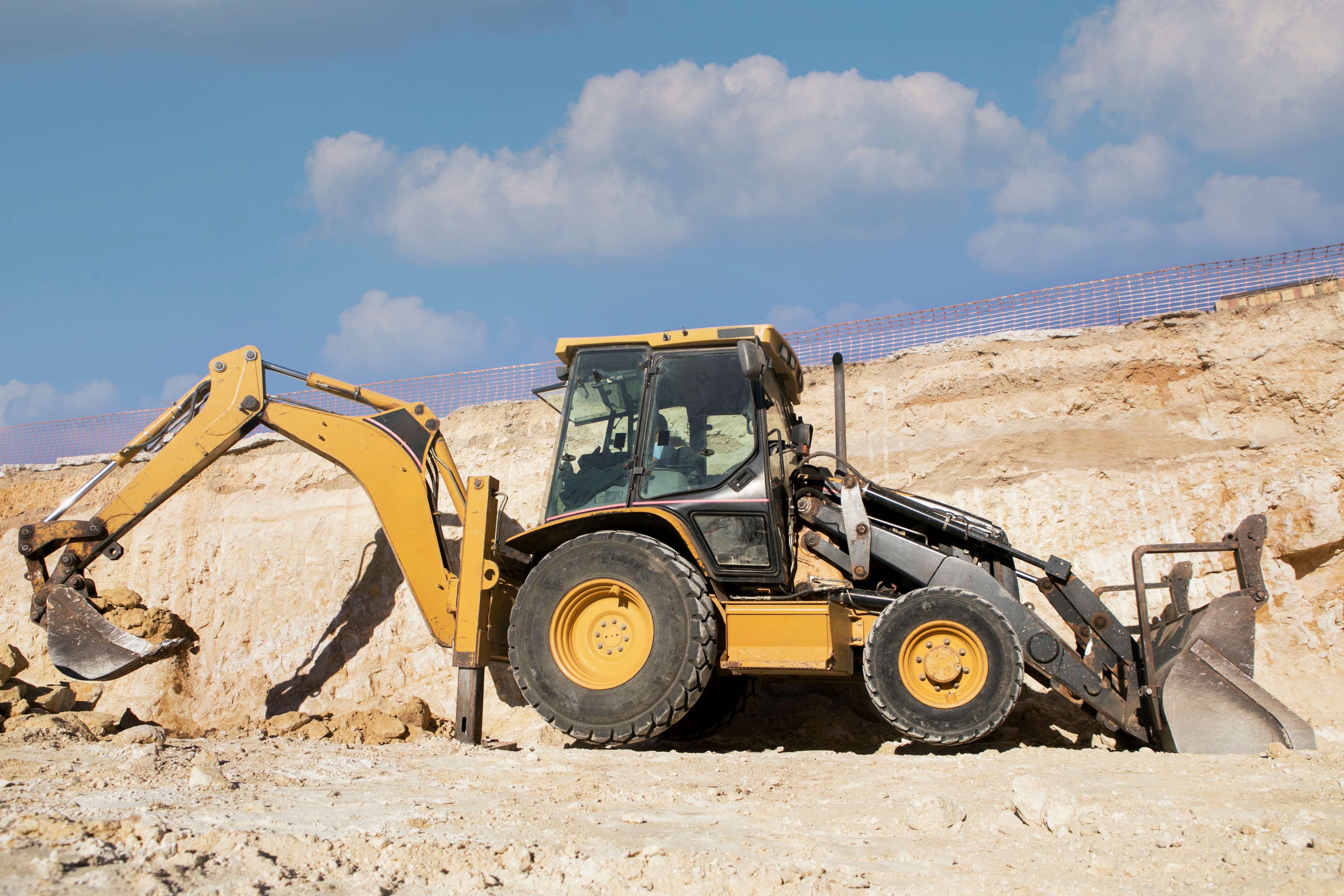 Professional construction equipment demonstrating our commitment to quality and safety